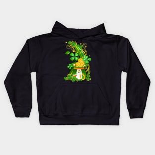 Clover Hat 1 Kids Hoodie